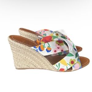 Pre- loved - Christain Louboutin Dispo Zeppa 85 Crepe Satin - 8.5 EU 39 -